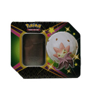 1 LEERE Pokemon Tin-Box + 100 gemischte Pokemonkarten + 100 original collect-it Sleeves/Hüllen