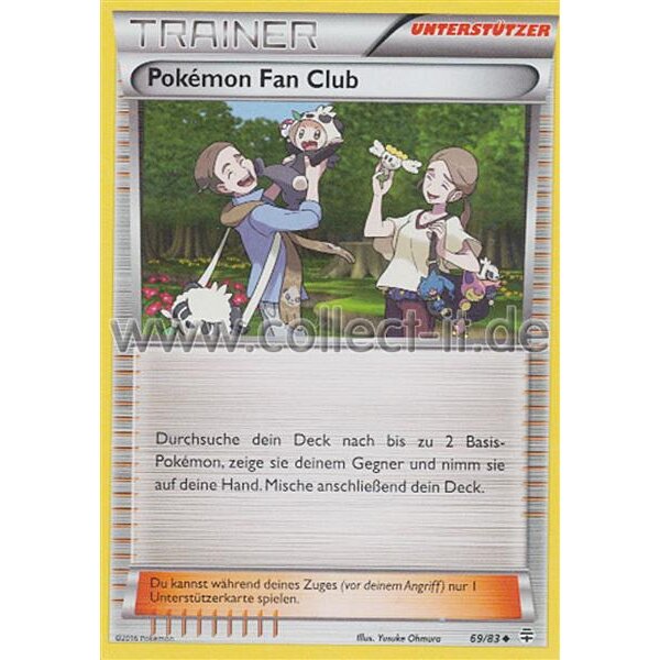 69/83 Trainer - Pokemon Fan Club - Generationen