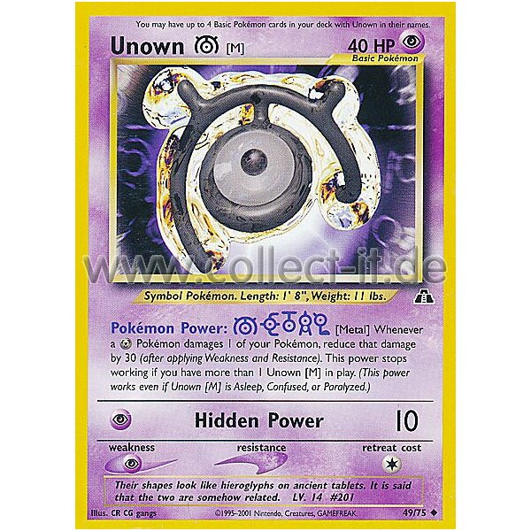 49/75 - Unown M