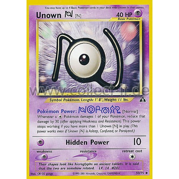 50/75 - Unown N