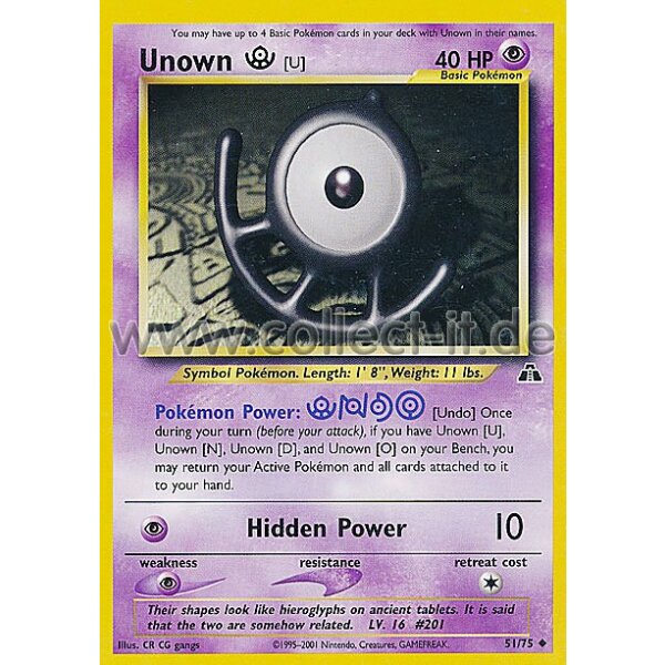 51/75 - Unown U