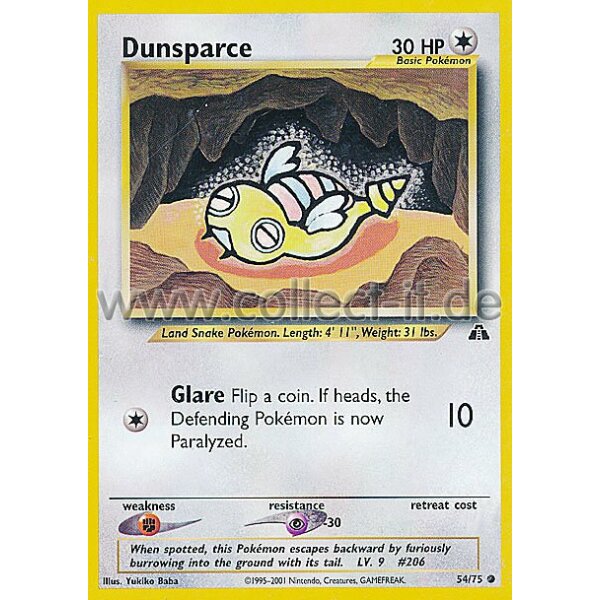 54/75 - Dunsparce