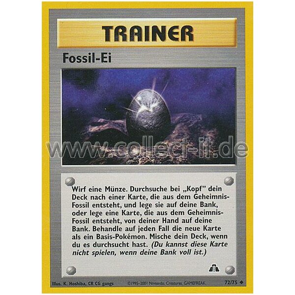 72/75 - Fossil-Ei