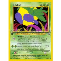 68/111 Oddish - Neo Genesis - First Edition - Englisch