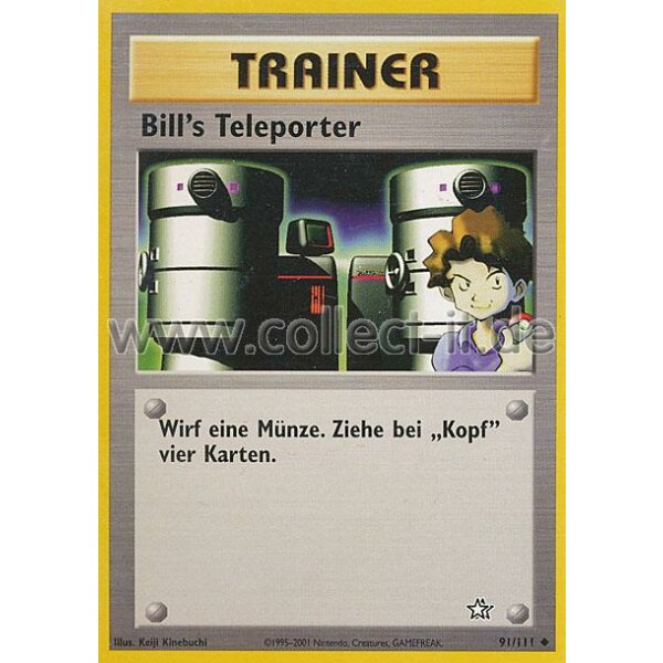 91/111 - Bills Teleporter - Neo Genesis - Unlimitiert