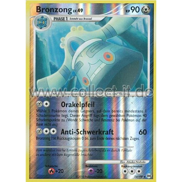 14/99 - Bronzong - Reverse Holo