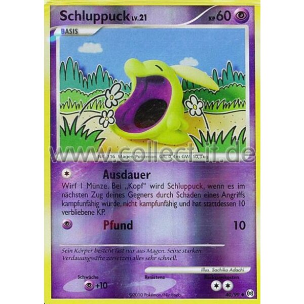 40/99 - Schluppuck - Reverse Holo