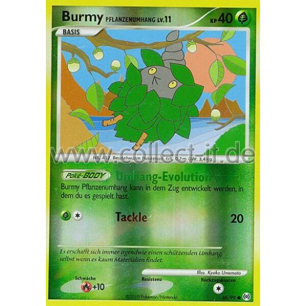 56/99 - Burmy - Reverse Holo