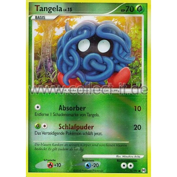 76/99 - Tangela - Reverse Holo