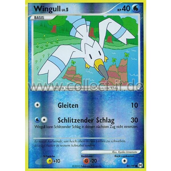 80/99 - Wingull - Reverse Holo