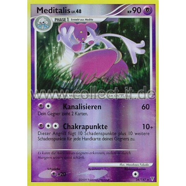 34/147 - Meditalis - Reverse Holo