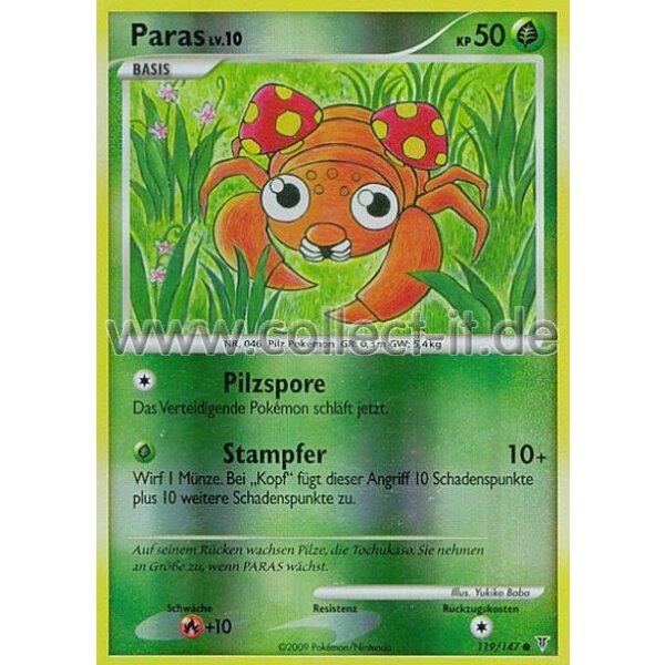 119/147 - Paras - Reverse Holo