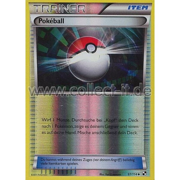 97/114 - Pokeball - Reverse Holo