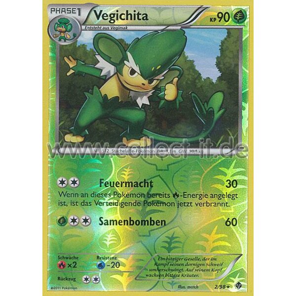 2/98 - Vegichita - Reverse Holo