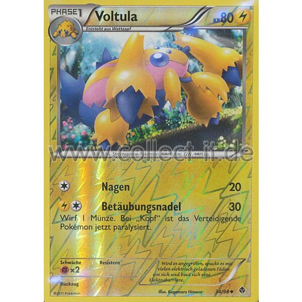 34/98 - Voltula - Reverse Holo