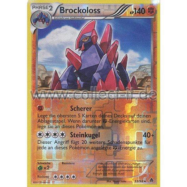 53/98 - Brockoloss - Reverse Holo