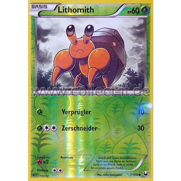 7/108 - Lithomith - Reverse Holo