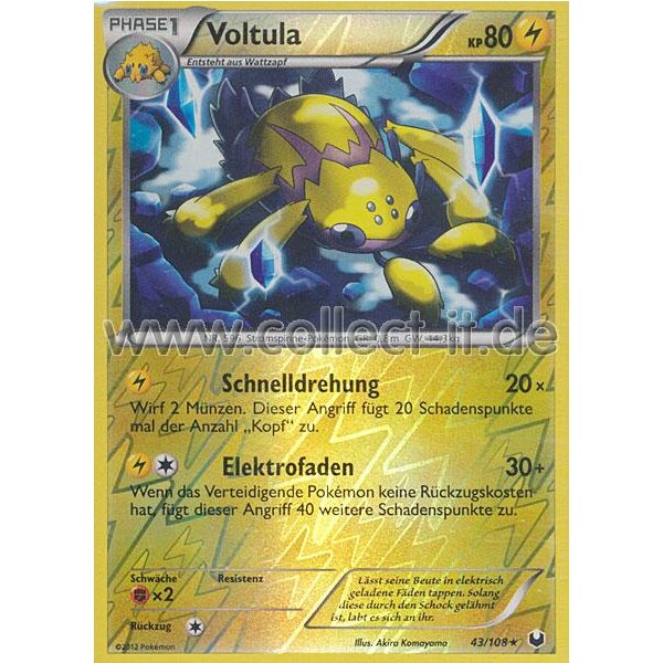 43/108 - Voltula - Reverse Holo