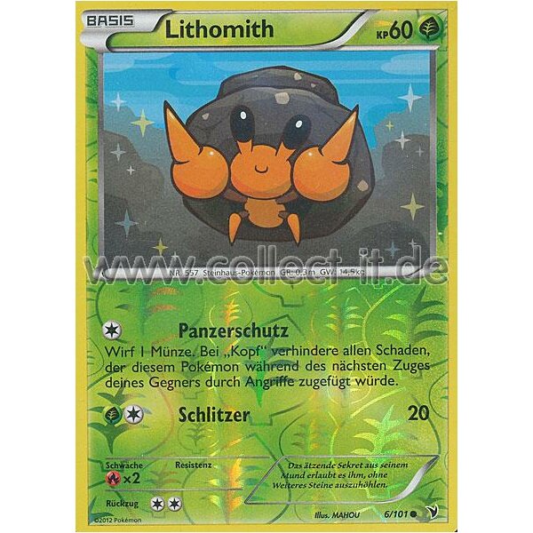 6/101 - Lithomith - Reverse Holo