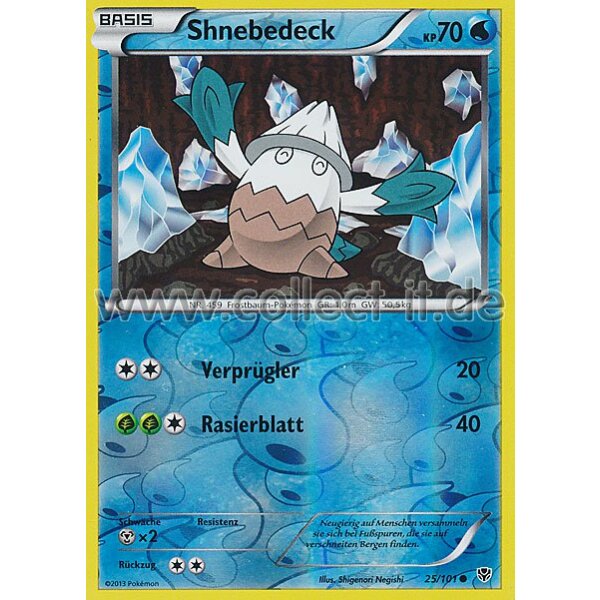 25/101 - Shnebedeck - Reverse Holo