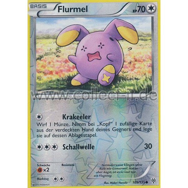 105/135 - Flurmel - Reverse Holo