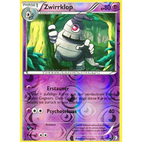 62/149 - Zwirrklop - Reverse Holo