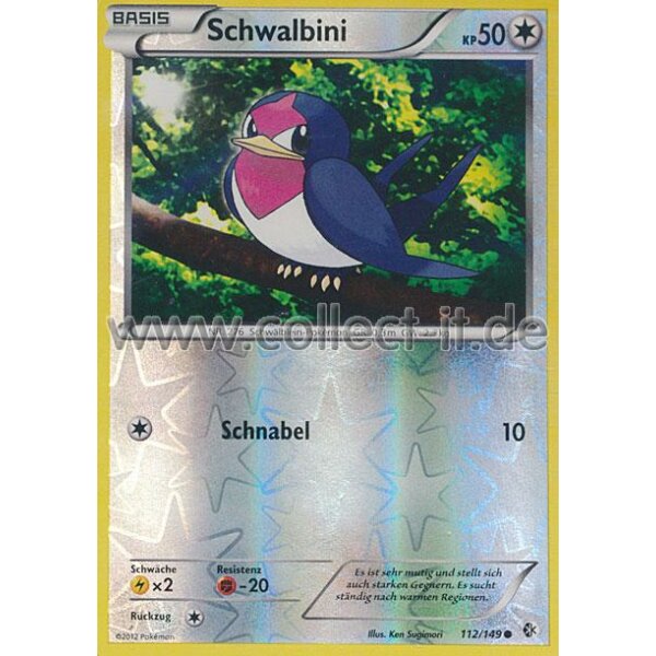 112/149 - Schwalbini - Reverse Holo