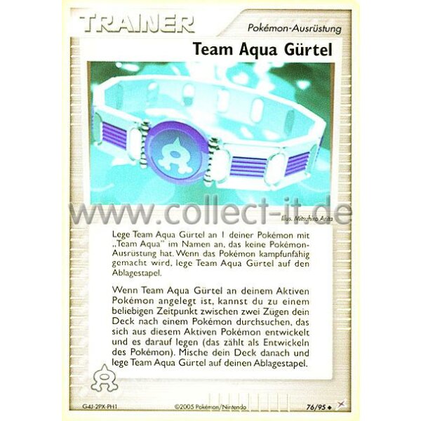 76/95 Team Aqua Gürtel