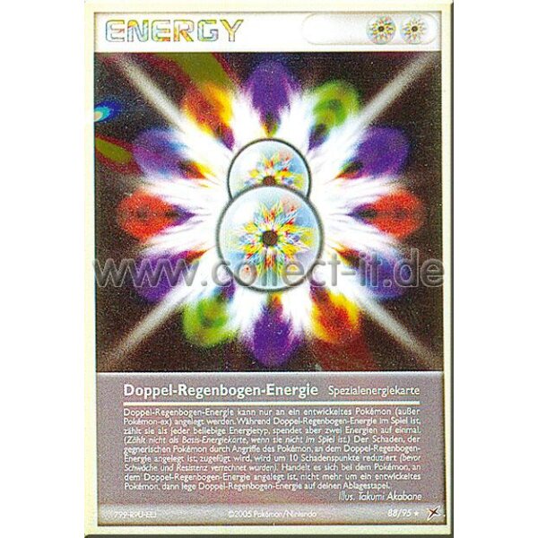 88/95 - Energy Doppel-Regenbogen-Energie - Reverse Holo