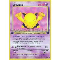 54/82 - Drowzee - 1. Edition - Englisch