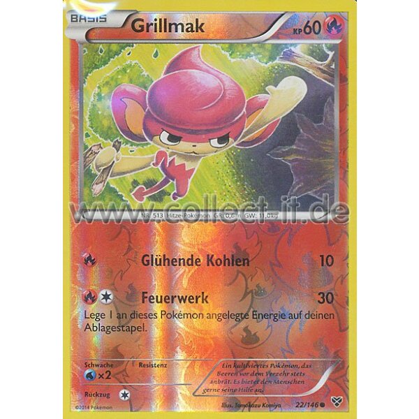 22/146 - Grillmak - Reverse Holo