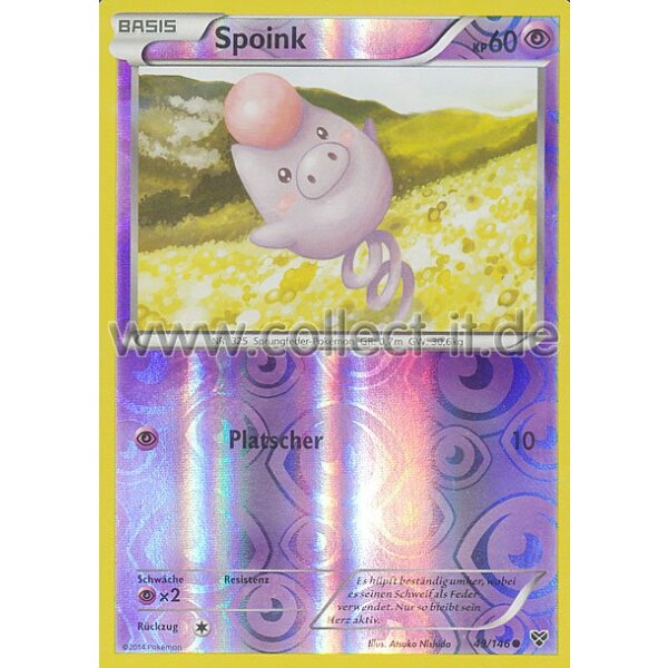 49/146 - Spoink - Reverse Holo