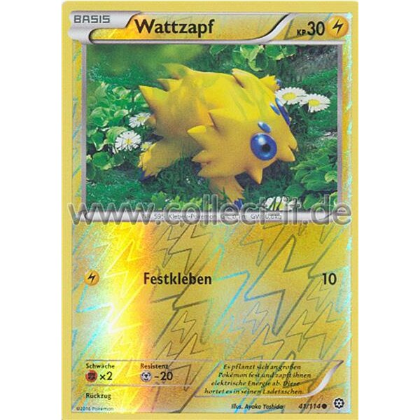 41/114 Wattzapf - Reverse Holo - XY Dampfkessel