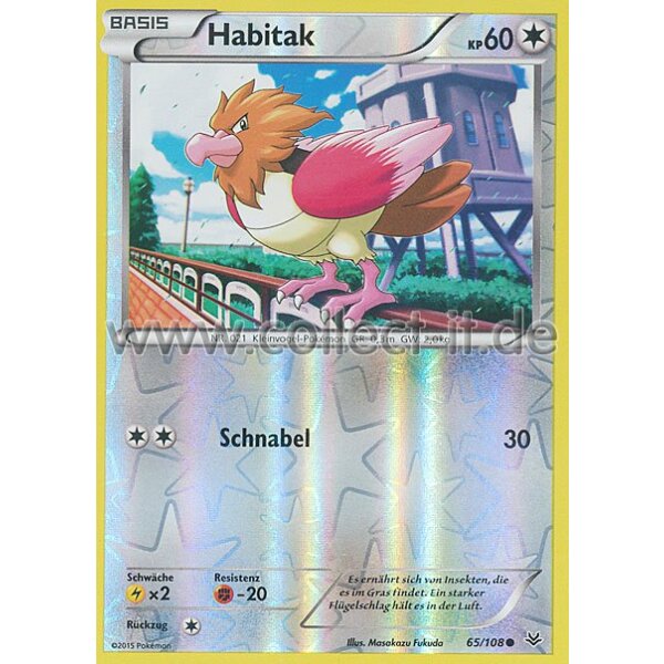 65/108 Habitak - Reverse Holo | XY Drachenleuchten