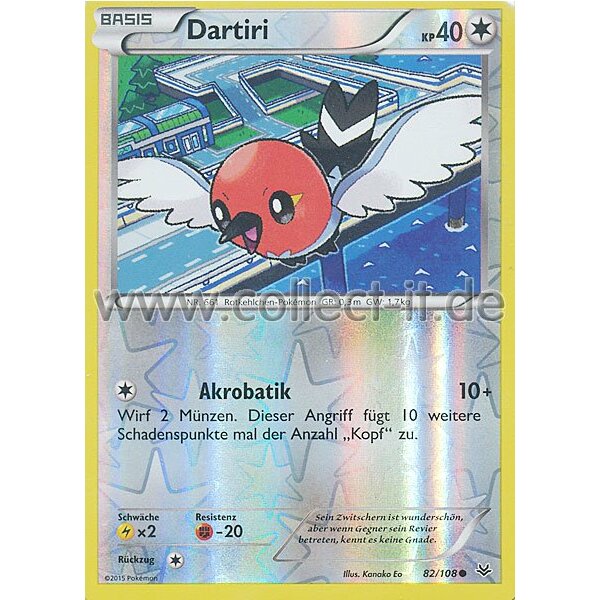 82/108 Dartiri - Reverse Holo | XY Drachenleuchten