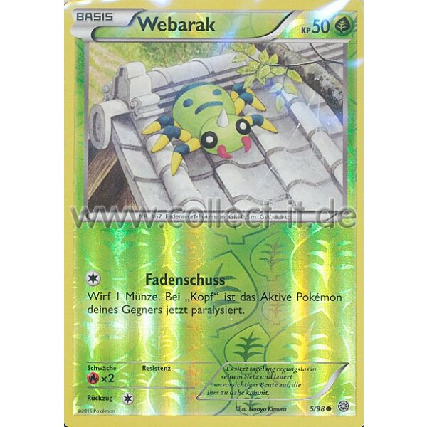 5/98 Webarak - Reverse Holo | XY Ewiger Anfang