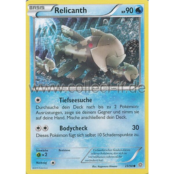 23/98 Relicanth | XY Ewiger Anfang