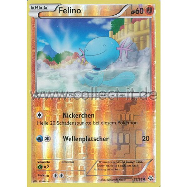 38/98 Felino - Reverse Holo | XY Ewiger Anfang