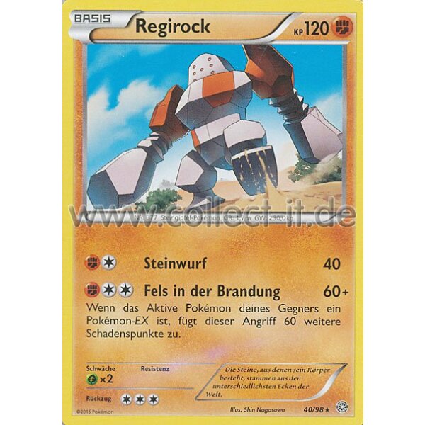 40/98 Regirock | XY Ewiger Anfang