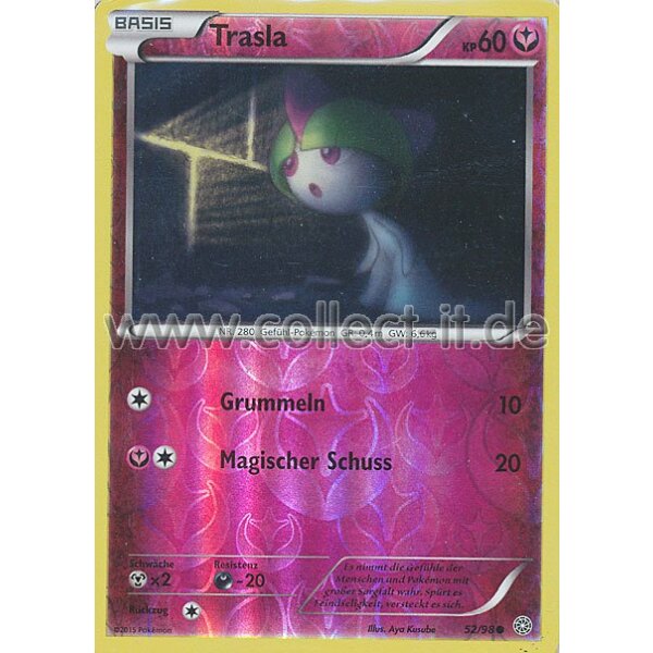 52/98 Trasla - Reverse Holo | XY Ewiger Anfang