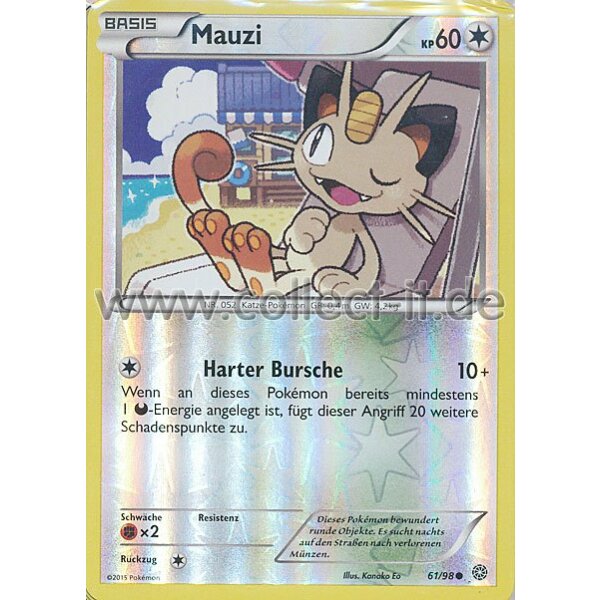 61/98 Mauzi - Reverse Holo | XY Ewiger Anfang