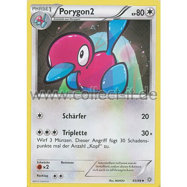 65/98 Porygon2 | XY Ewiger Anfang