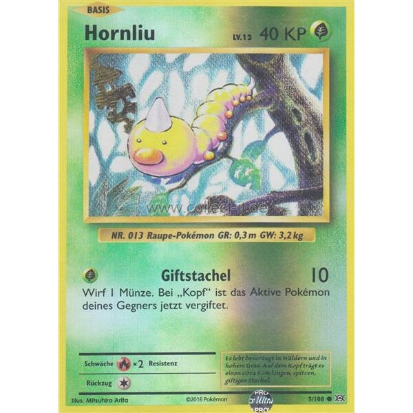 5/108 Hornliu - Reverse Holo - Evolution