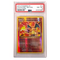 11/108 Charizard - Reverse Holo - Evolution - Englisch PSA8