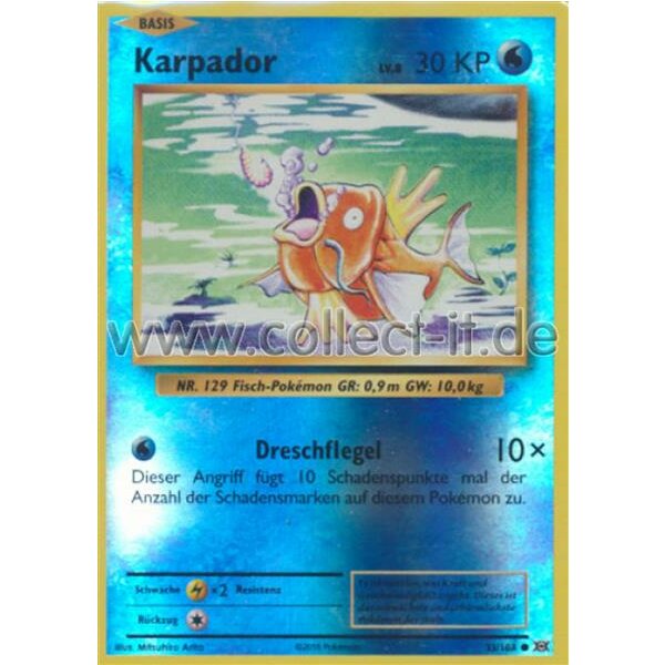 33/108 Karpador - Reverse Holo - Evolution