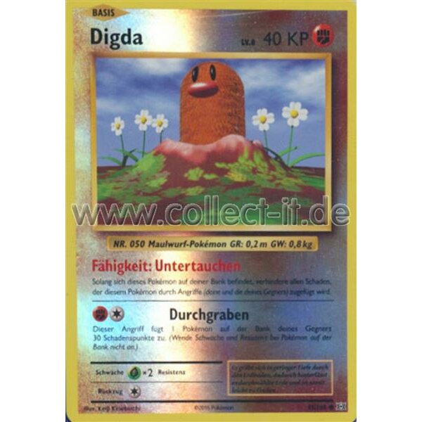 55/108 Digda - Reverse Holo - Evolution