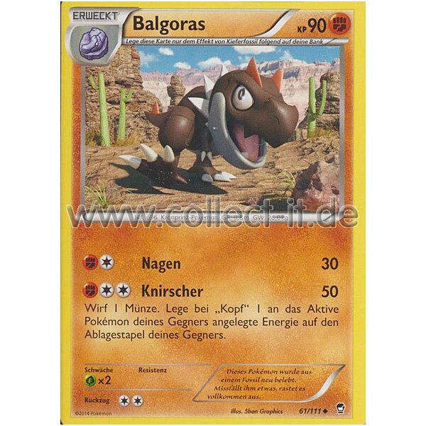 61/111 - Balgoras | XY Fliegende Fäuste