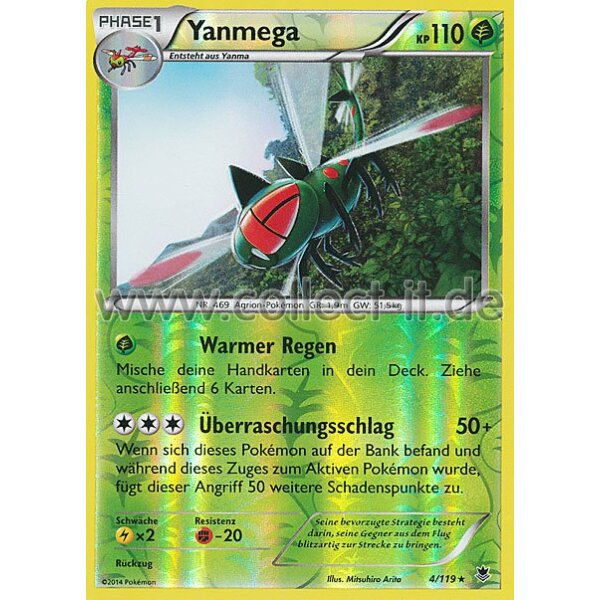 4/119 Yanmega - Reverse Holo