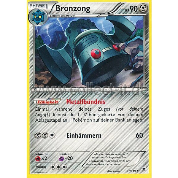 61/119 Bronzong