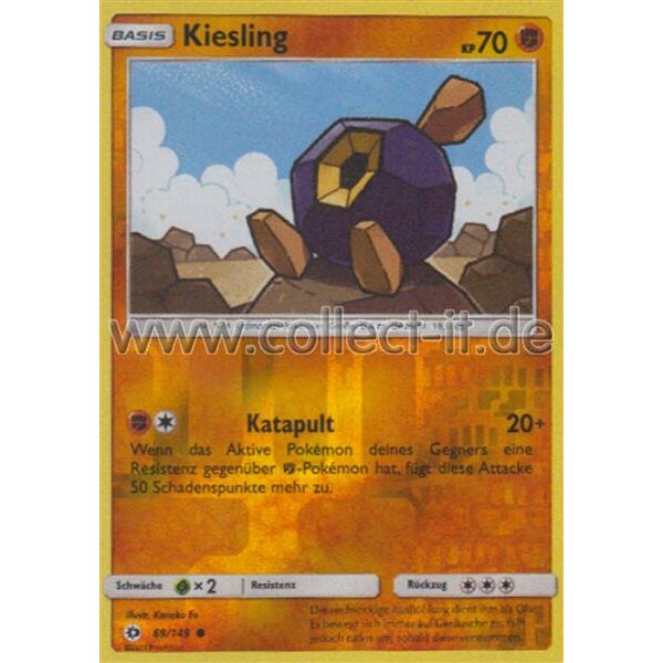 69/149 Kiesling - Reverse Holo - Sonne und Mond